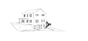 Entwurf Skizze BV EFH - Öhningen